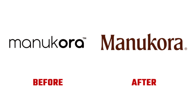 Manukora Prima e Dopo Logo (Storia)