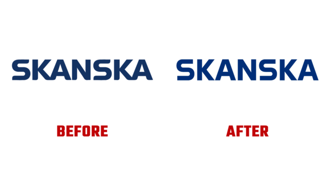 Skanska Prima e Dopo Logo (Storia)
