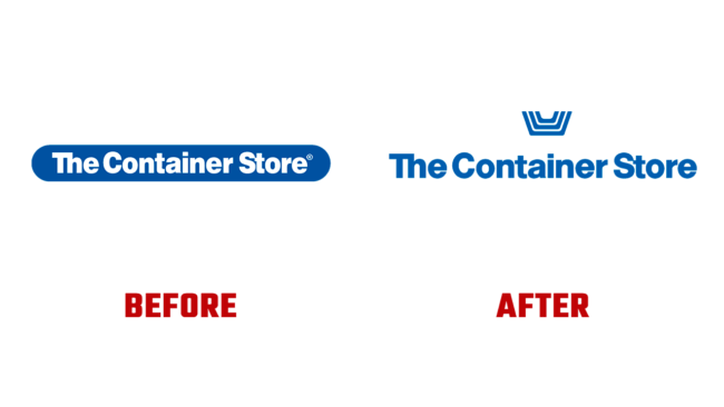 The Container Store Prima e Dopo Logo (Storia)